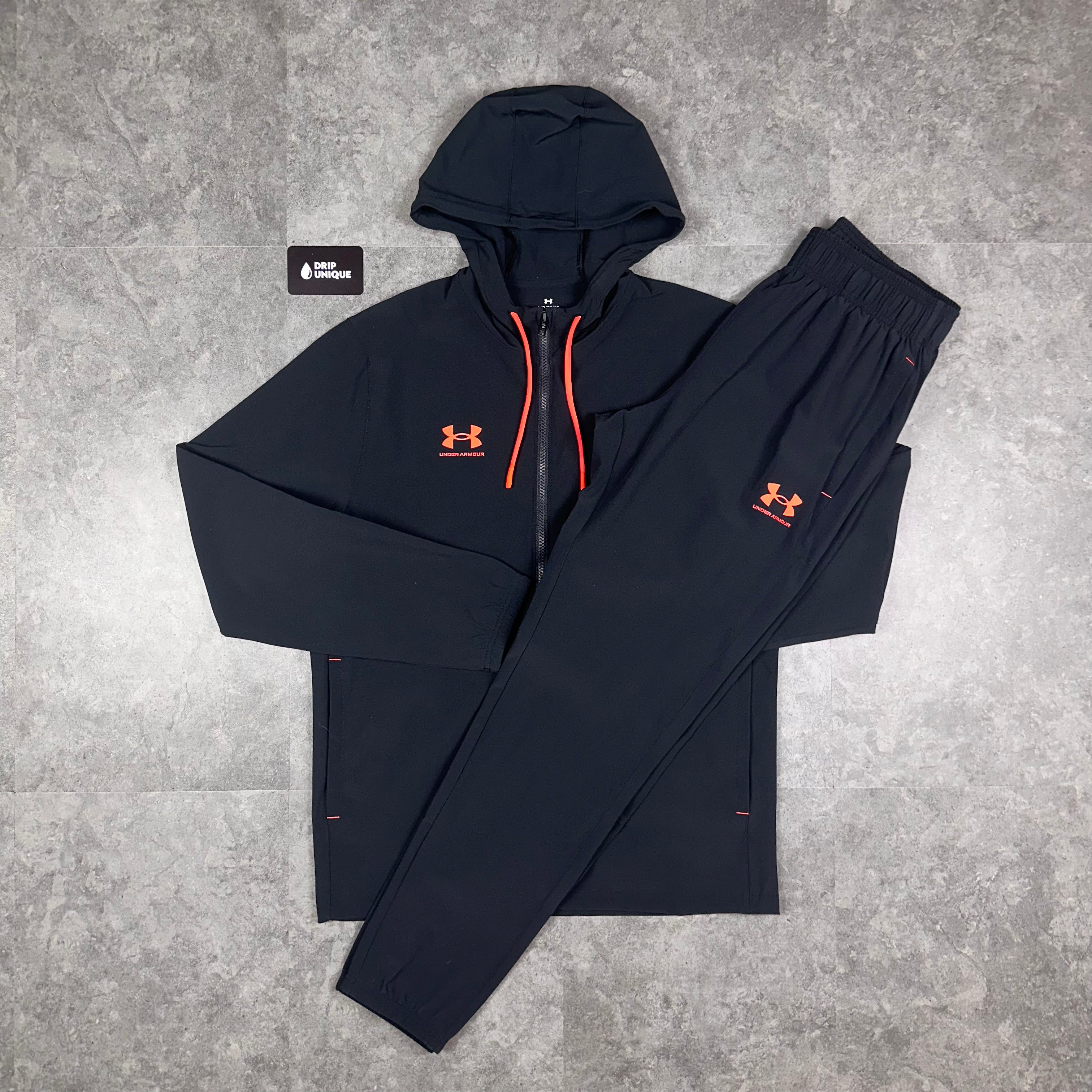 Under Armour - Reflective Tracksuit - Black – DRIP SUPPLY UK