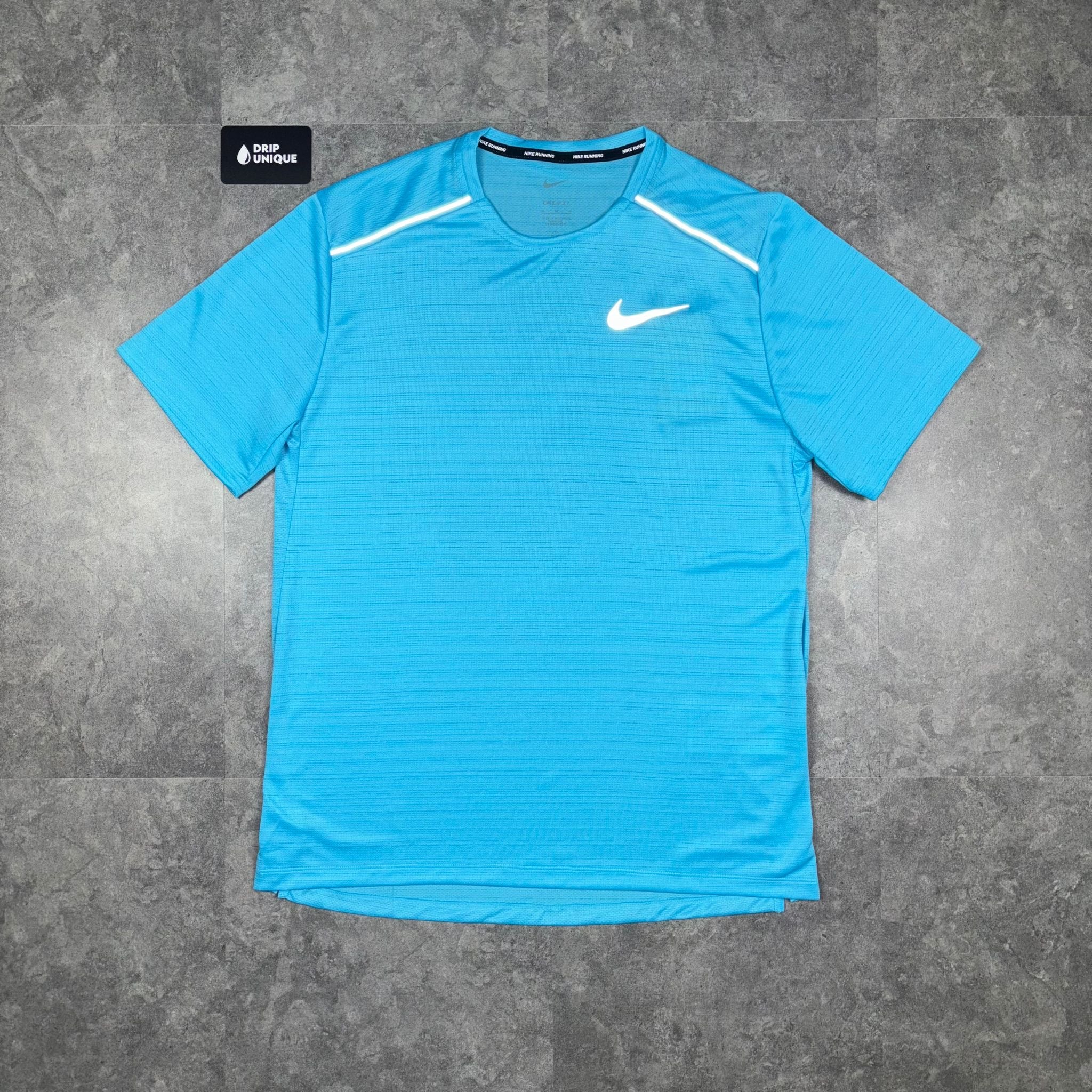 Nike Miler T Shirt Baltic Blue