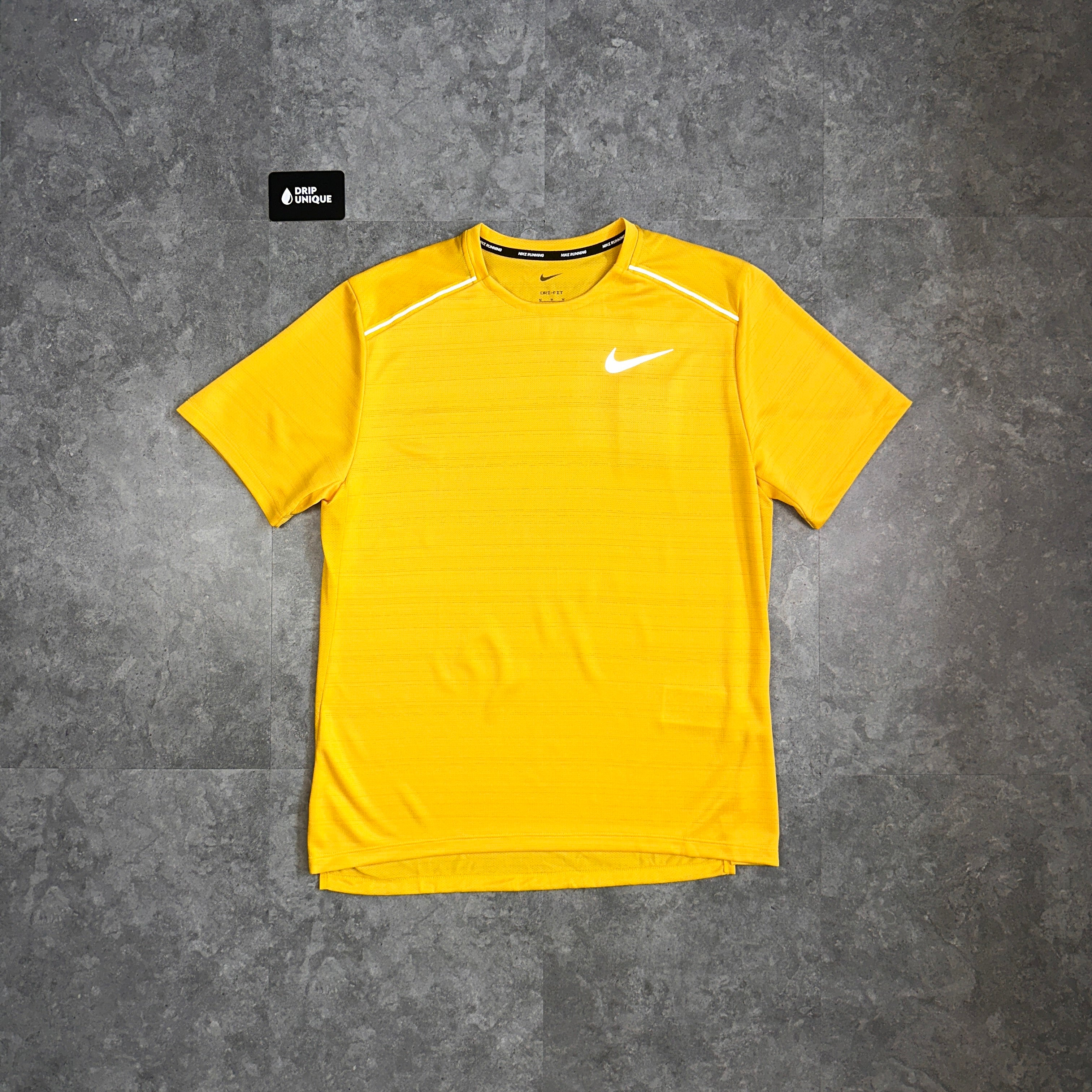 Nike Miler T Shirt Yellow