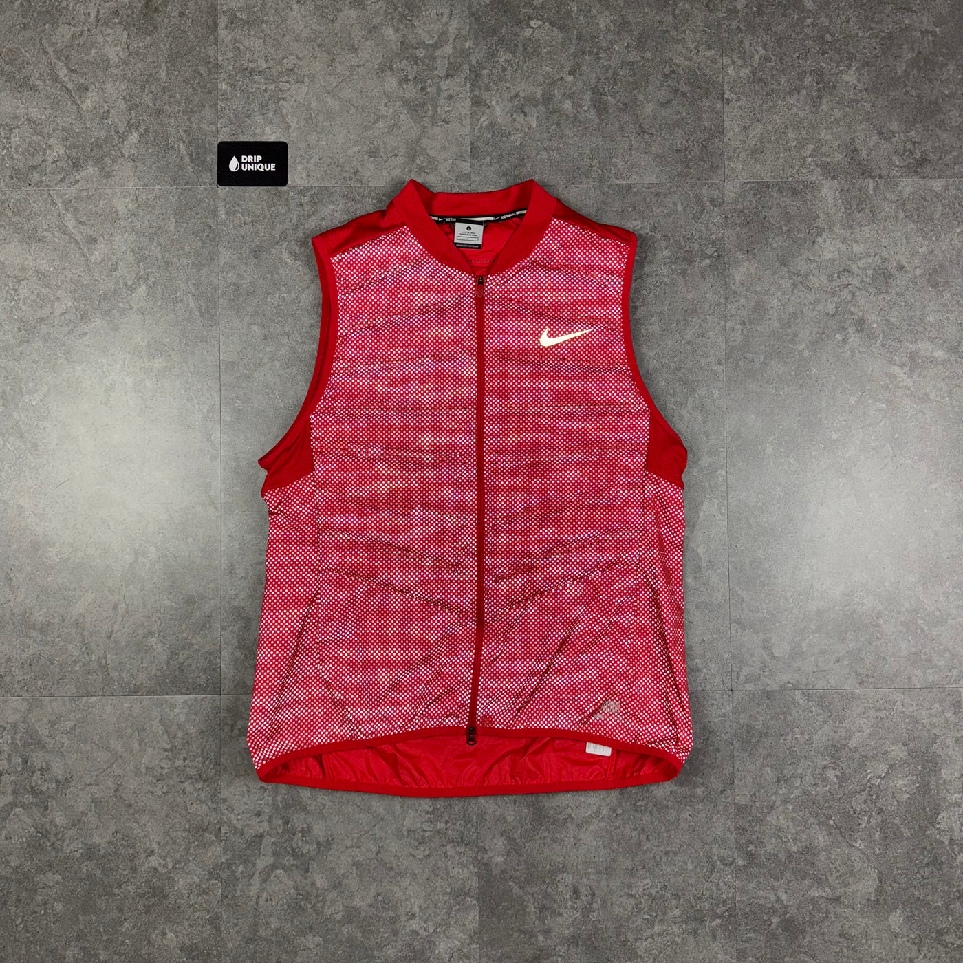 Nike Aeroloft 800 Gilet Red