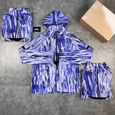 Men's Nike Zebra Windrunner Jacket Blue, dripuniqueuk