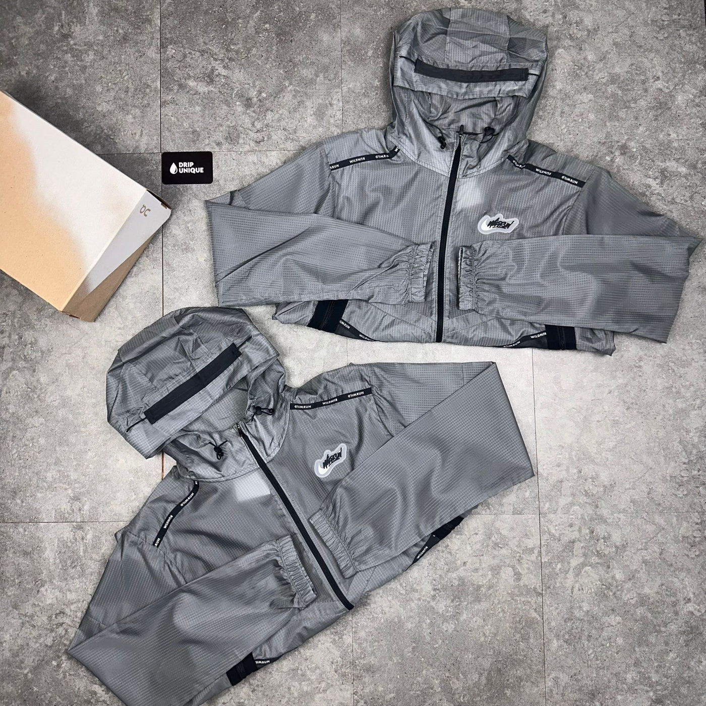 Nike Wildrun Windrunner Jacket in a black colourway Black as a pair, dripuniqueuk