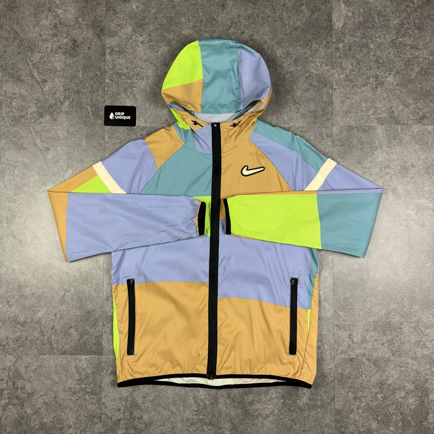 Nike Patchwork Windrunner Jacket Yellow