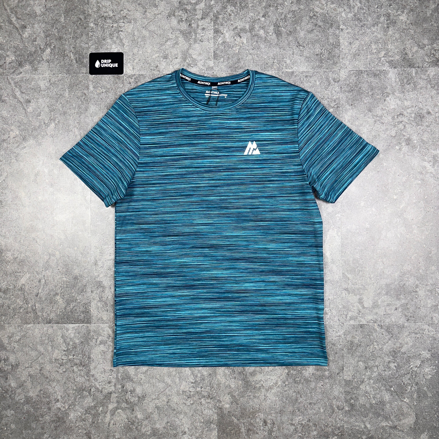 Men's Montirex Trail 2.0 T-Shirt Teal, dripuniqueuk