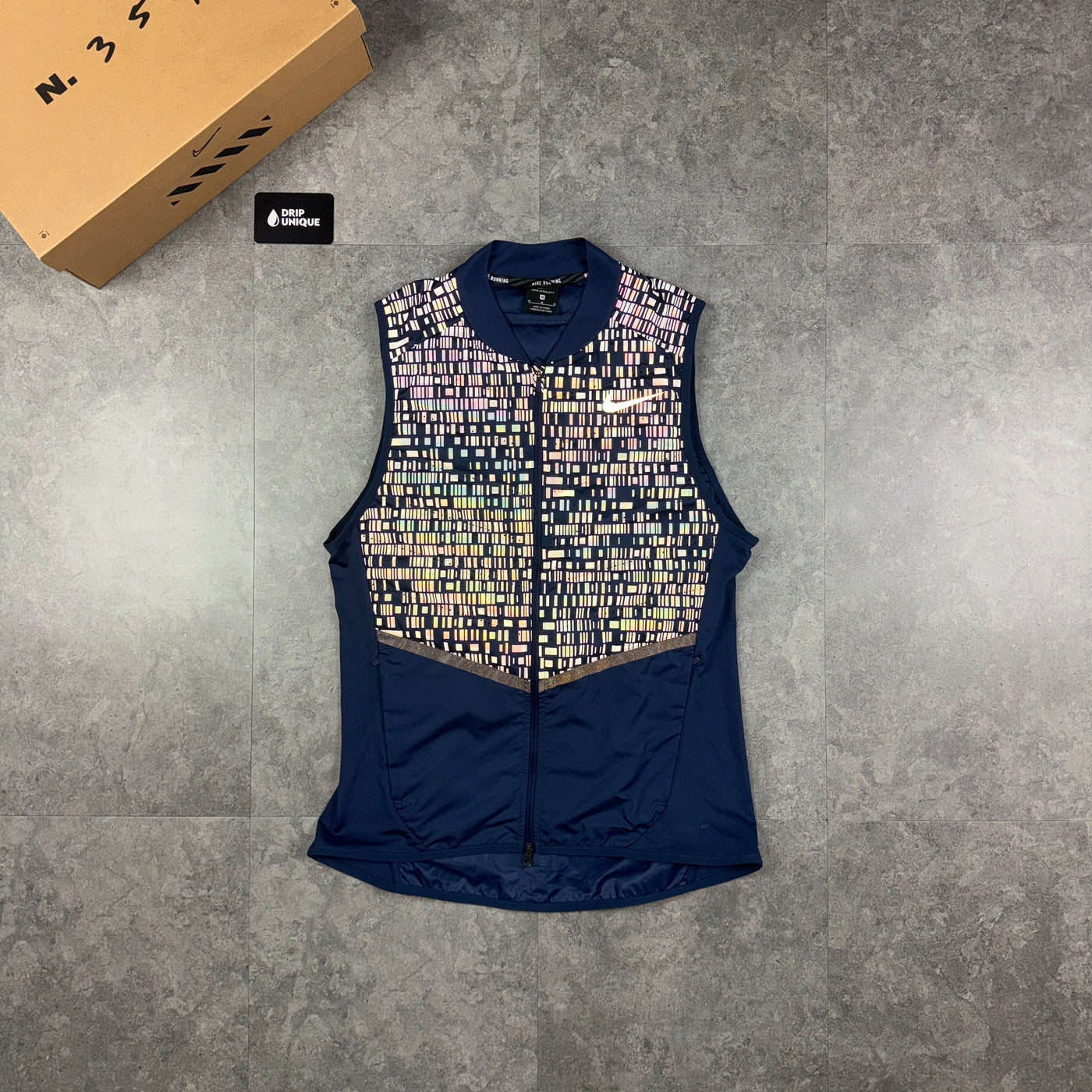 Nike Aeroloft 800 Gilet Blue