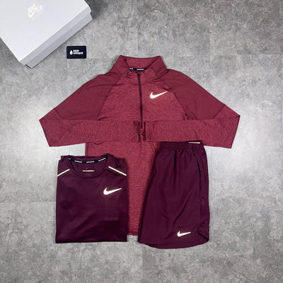 Nike Dri-Fit Challenger Shorts 7" Midnight Maroon