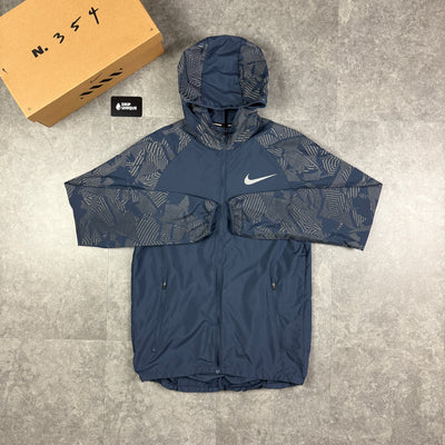 Nike Flash Essential Reflective Windrunner Jacket Navy