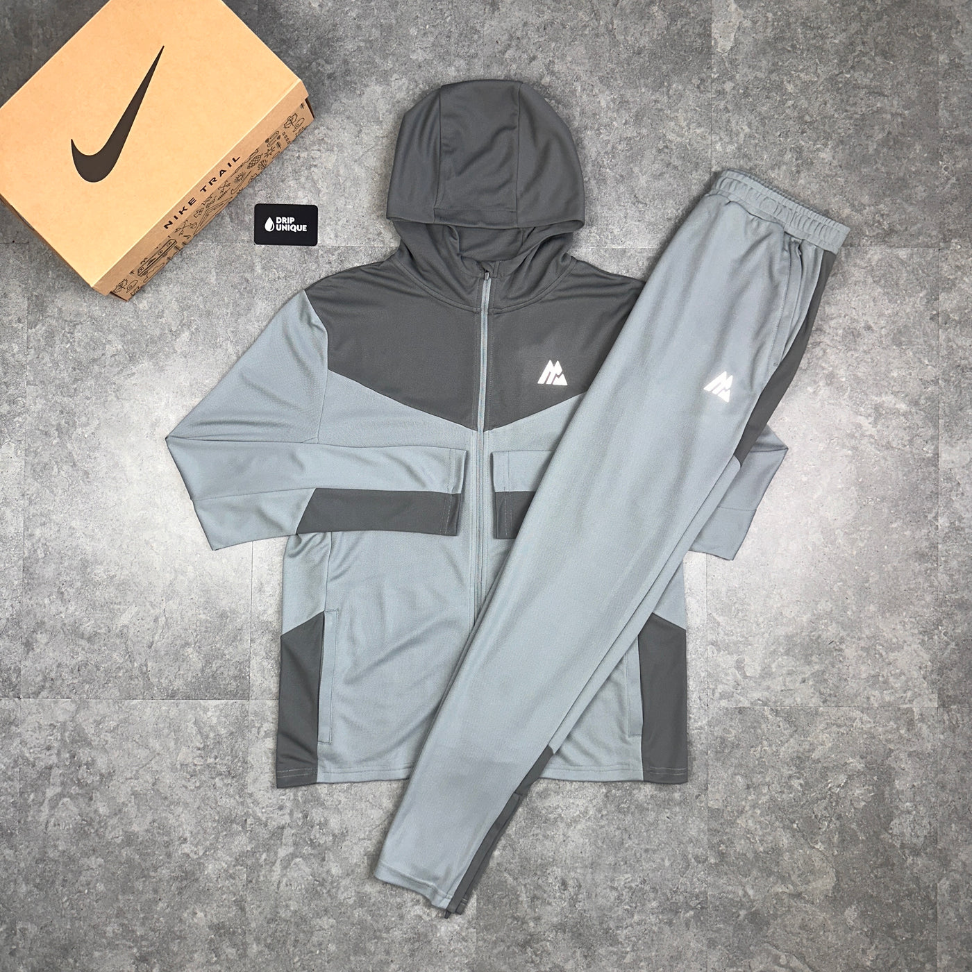 Montirex Agility Tracksuit Grey, Montirex Tracksuit, dripuniqueuk