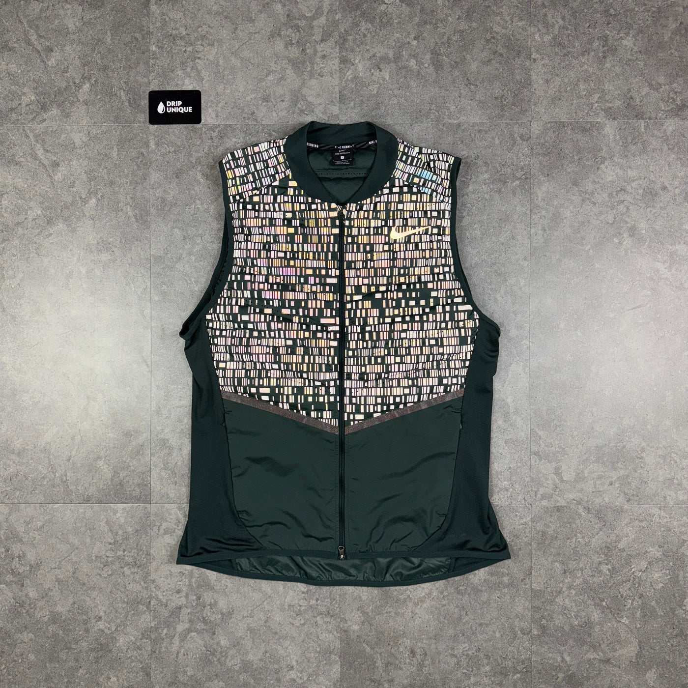 Nike Aeroloft 800 Gilet Green, Nike Gilet, dripuniqueuk