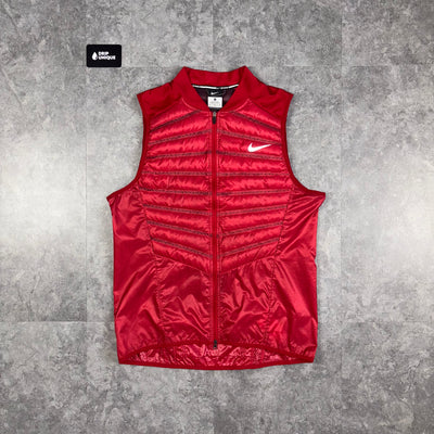 Nike Aeroloft 800 Gilet Red, Nike Gilet, dripuniqueuk