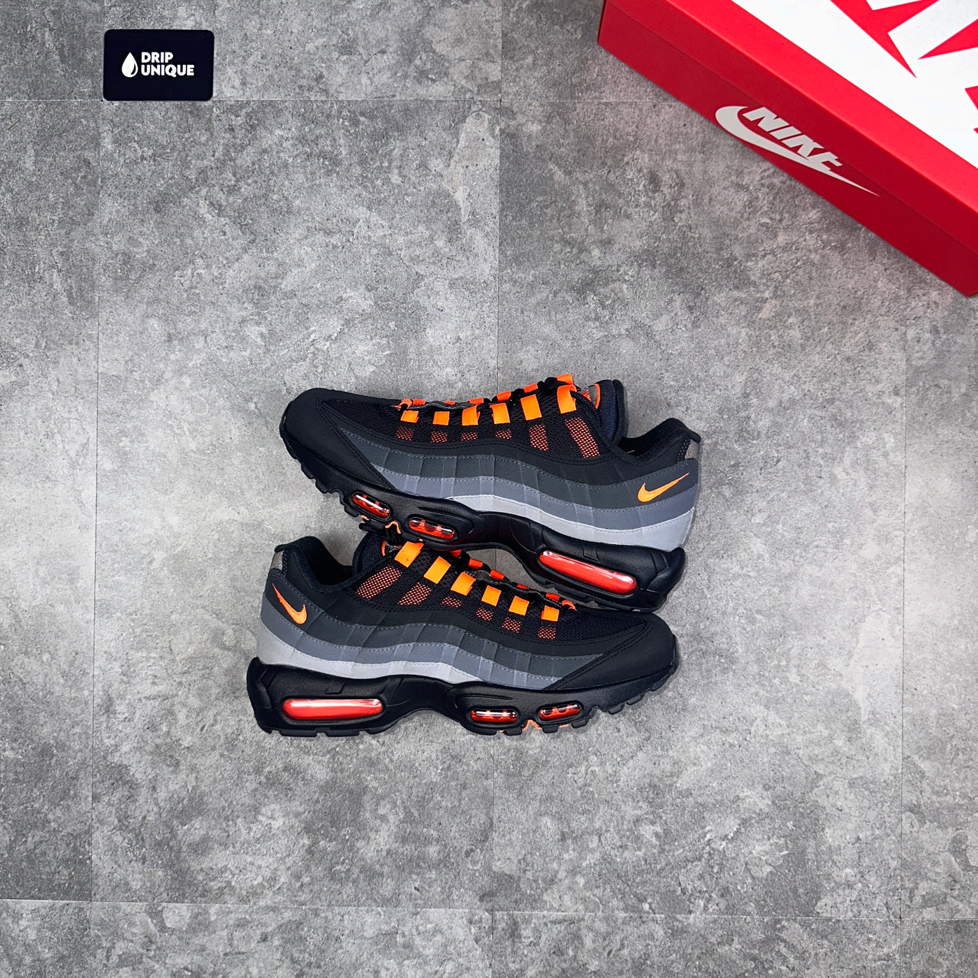 Nike Air Max 95 Hyper Crimson, dripuniqueuk