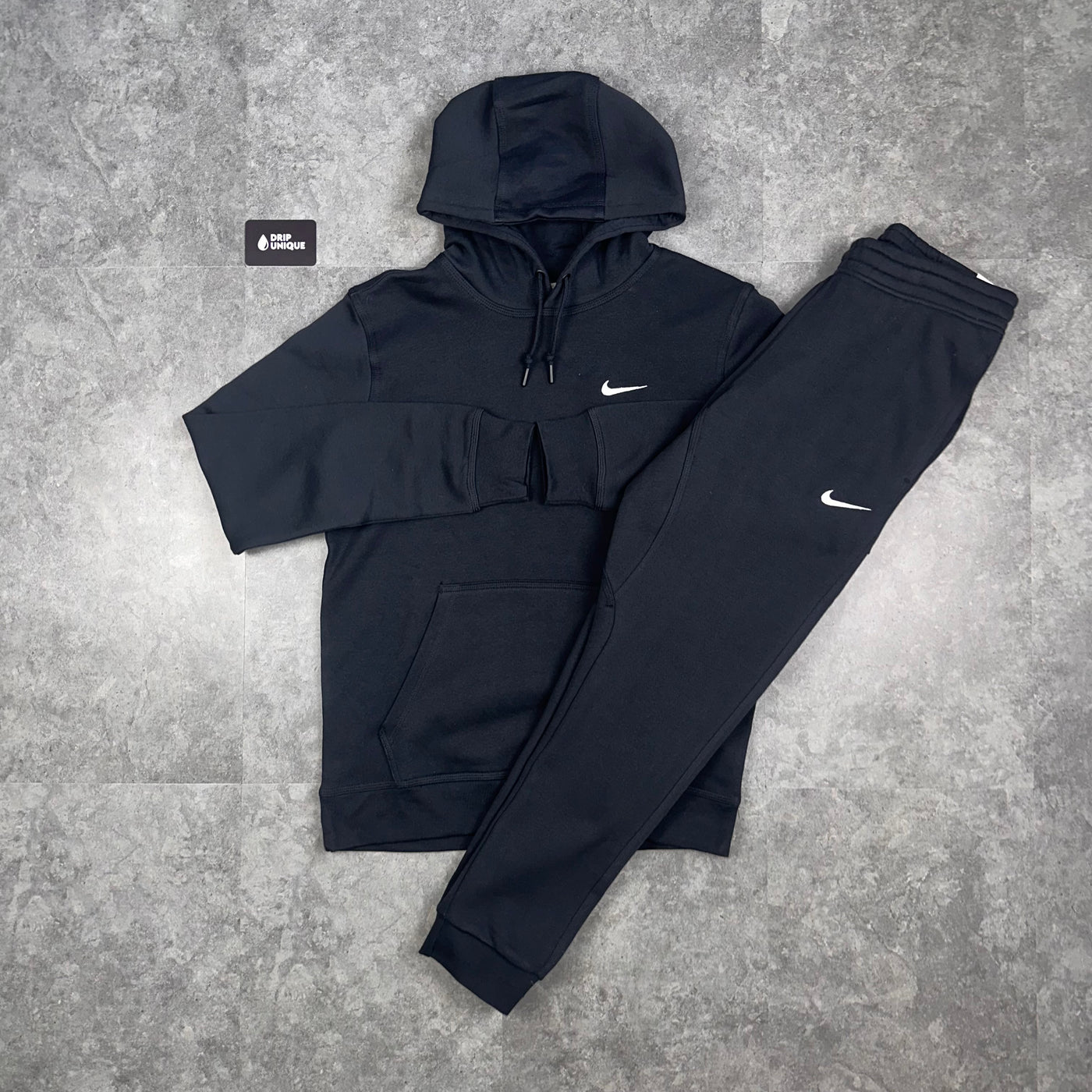 Nike Club Fleece Set Black, Nike Sets, dripuniqueuk