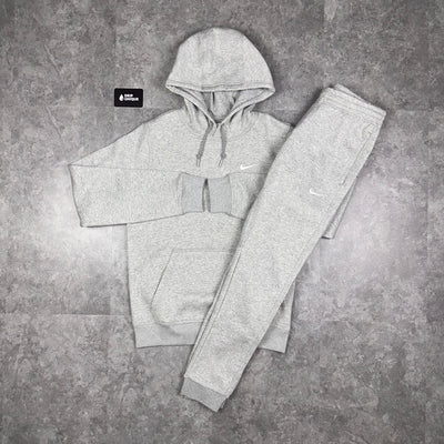 Nike Club Fleece Set Grey, Nike Sets, dripuniqueuk