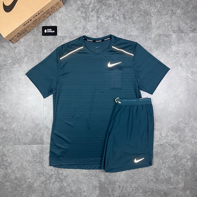 Nike Miler T-Shirt Deep Jungle, Nike Miler, dripuniqueuk