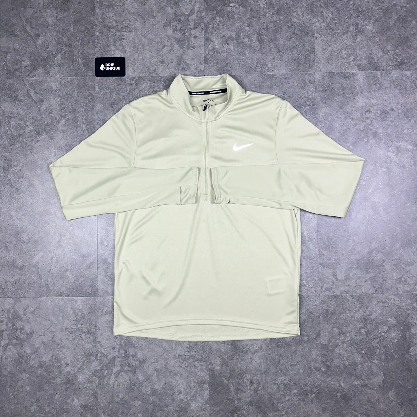 Nike Pacer 1/4 Zip Top Olive, dripuniqueuk