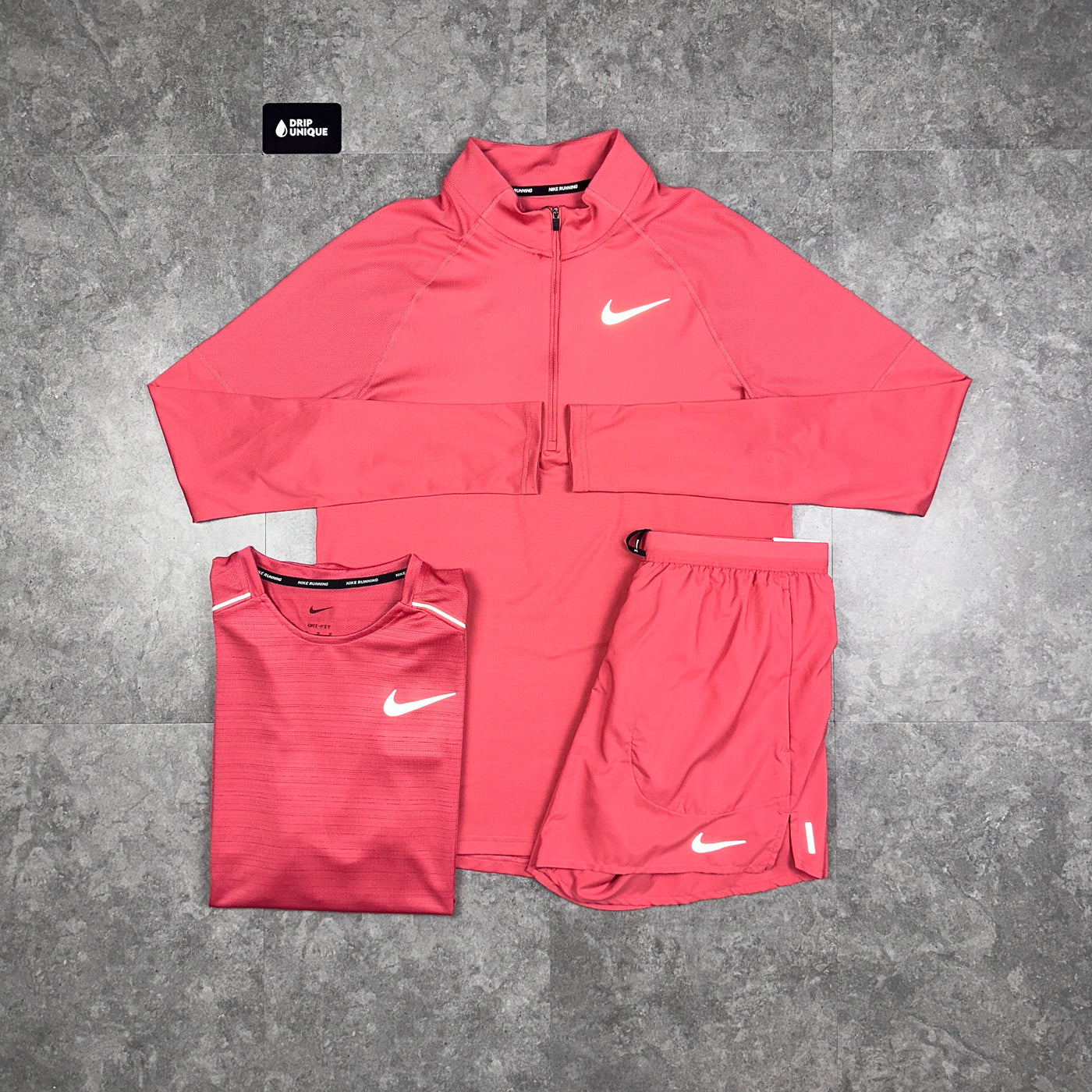 Nike Therma 1/4 Zip Adobe Bundle, dripuniqueuk