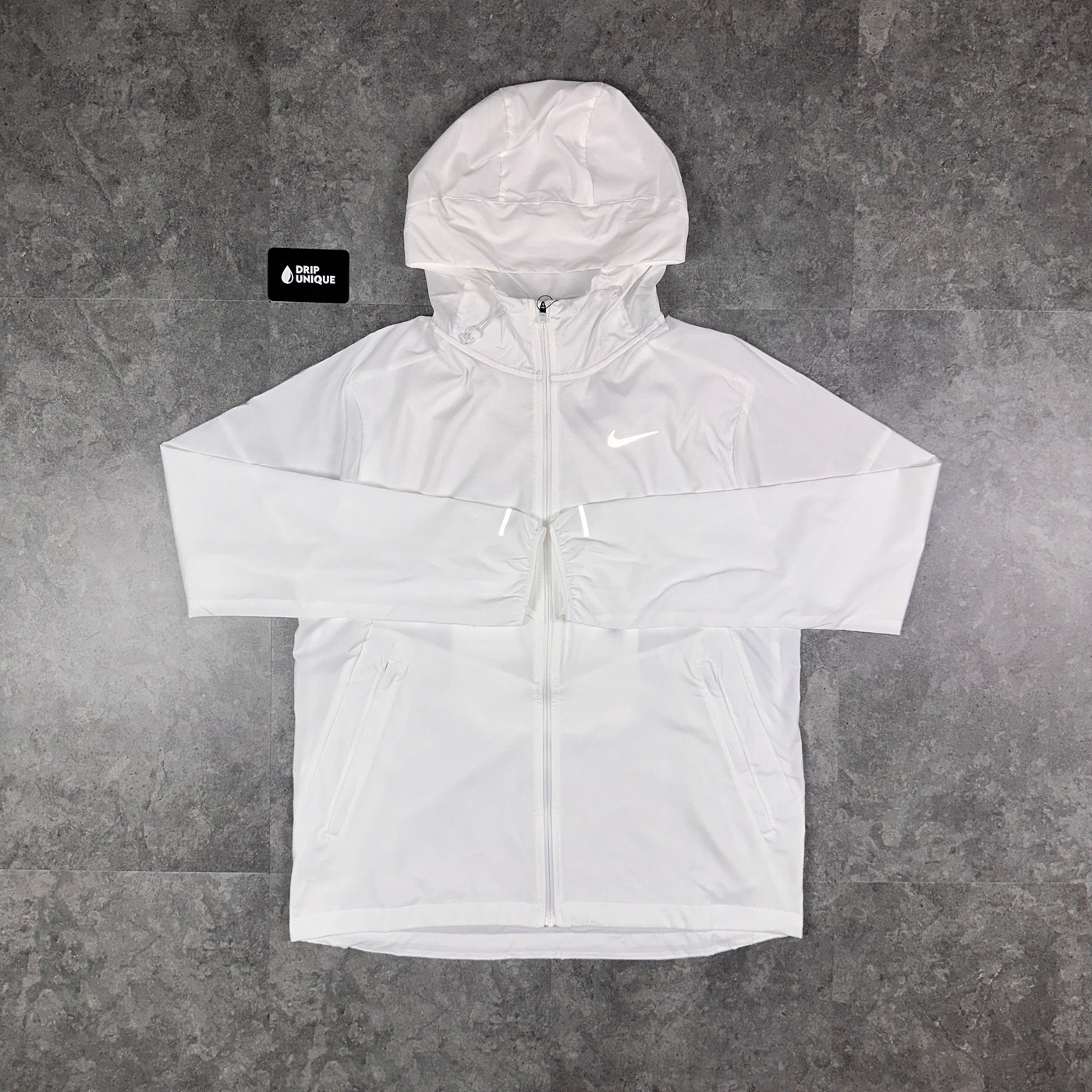 Nike UV Windrunner Jacket Ice White, Nike Windbreaker, dripuniqueuk