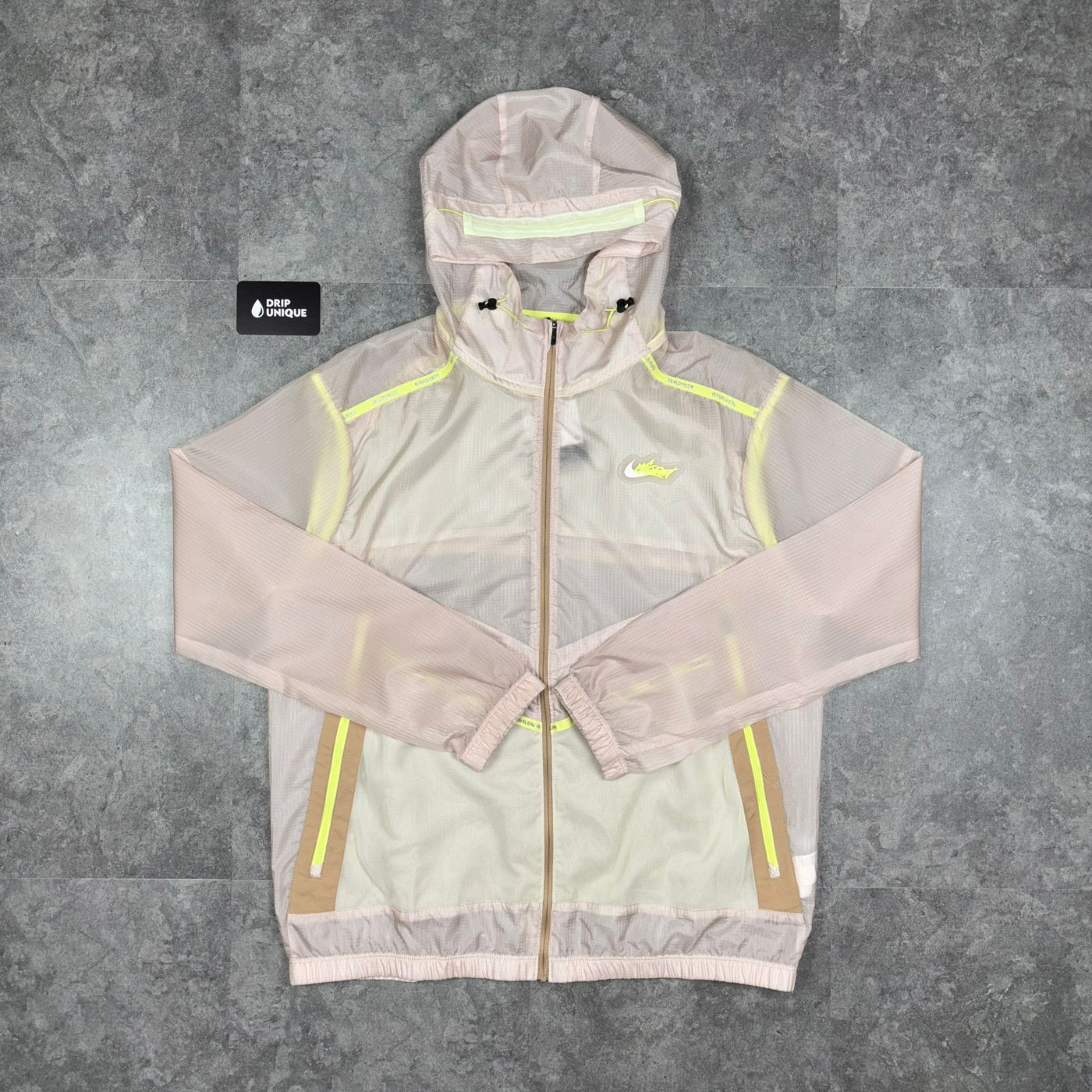 Nike windbreaker clear hotsell