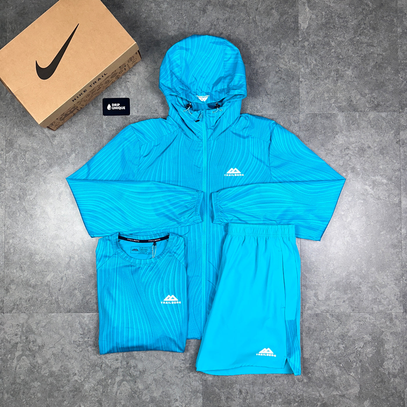 Trailberg Vertex Bundle Scuba Blue, Trailberg Tracksuit, dripuniqueuk