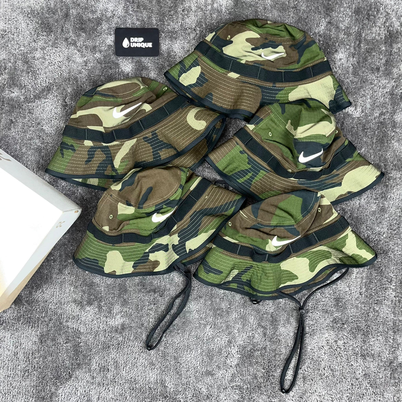 Nike Bucket Hat Camo - dripuniqueuk