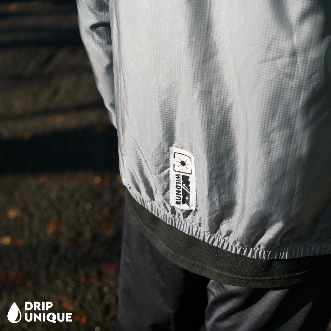 Nike Wildrun Windrunner Jacket in a black colourway Black close up showing the design on the back, dripuniqueuk